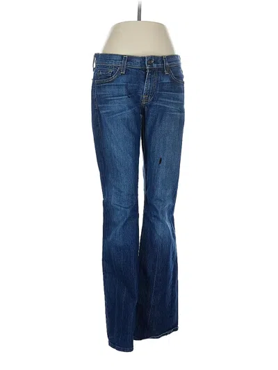 Pre-owned 7 For All Mankind Jeans In Blue