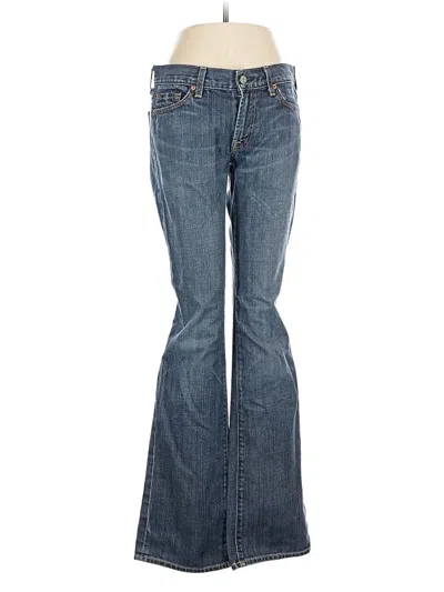 Pre-owned 7 For All Mankind Jeans In Blue