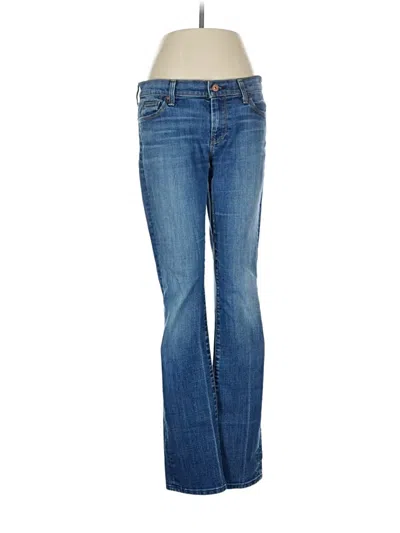 Pre-owned 7 For All Mankind Jeans In Blue