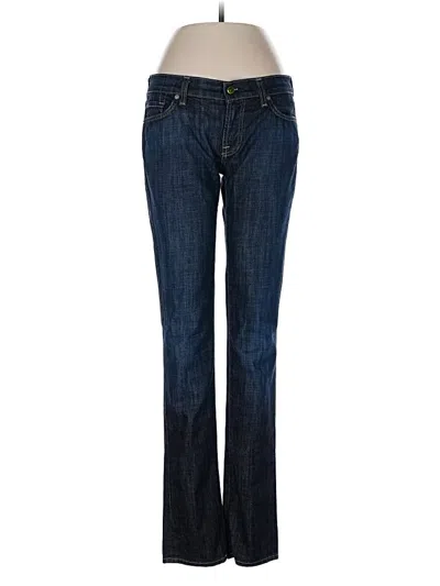 Pre-owned 7 For All Mankind Jeans In Blue