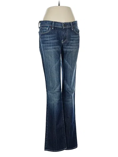 Pre-owned 7 For All Mankind Jeans In Blue