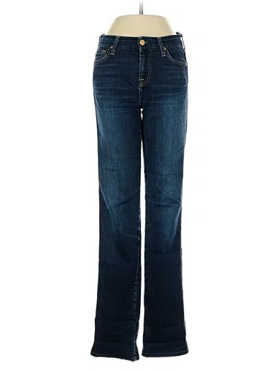 Pre-owned 7 For All Mankind Jeans In Blue