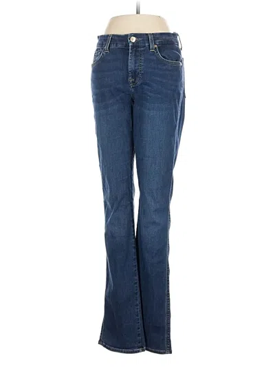 Pre-owned 7 For All Mankind Jeans In Blue
