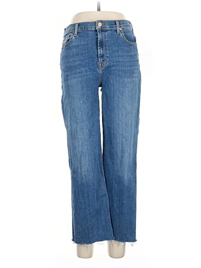 Pre-owned 7 For All Mankind Jeans In Blue