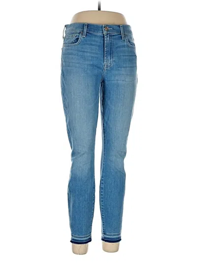 Pre-owned 7 For All Mankind Jeans In Blue