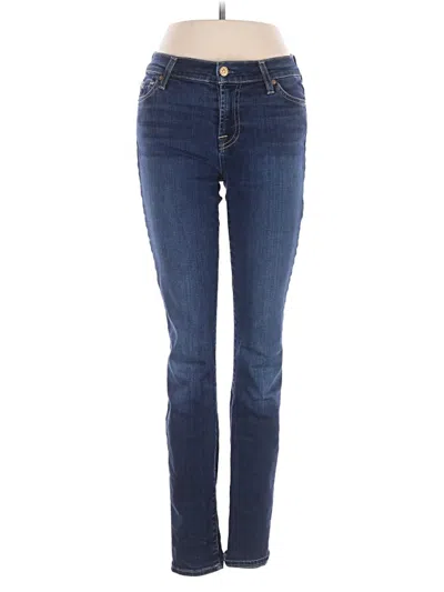 Pre-owned 7 For All Mankind Jeans In Blue