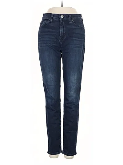 Pre-owned 7 For All Mankind Jeans In Blue