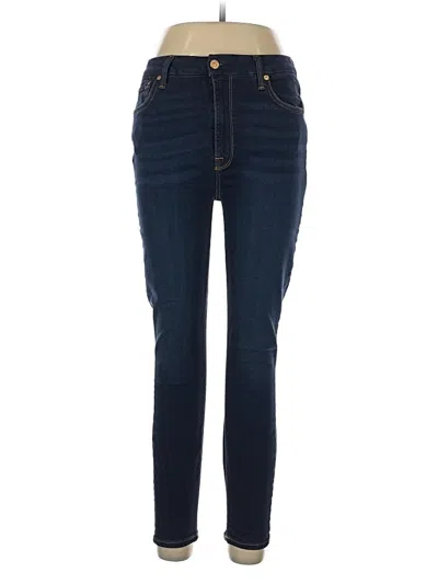 Pre-owned 7 For All Mankind Jeans In Blue