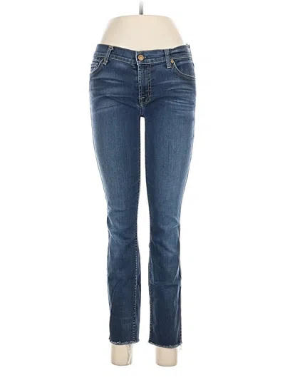 Pre-owned 7 For All Mankind Jeans In Blue