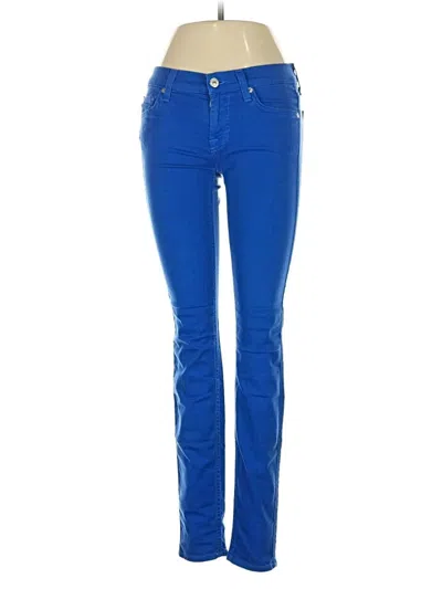 Pre-owned 7 For All Mankind Jeans In Blue