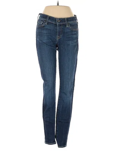 Pre-owned 7 For All Mankind Jeans In Blue