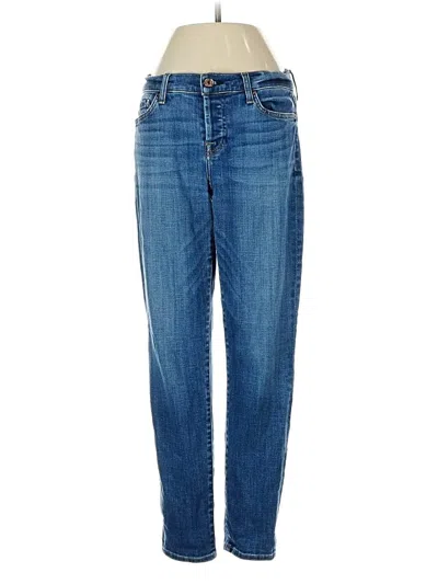 Pre-owned 7 For All Mankind Jeans In Blue