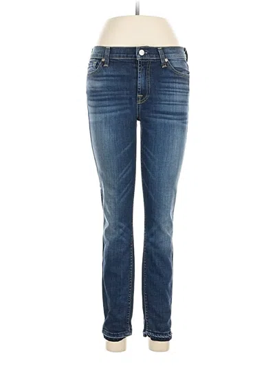 Pre-owned 7 For All Mankind Jeans In Blue