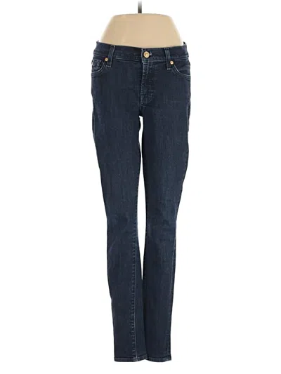 Pre-owned 7 For All Mankind Jeans In Blue