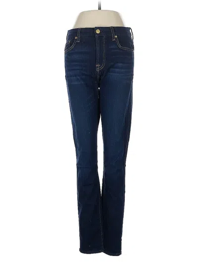 Pre-owned 7 For All Mankind Jeans In Blue