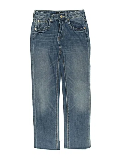 Pre-owned 7 For All Mankind Kids' Jeans In Blue