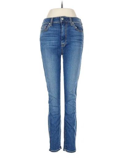 Pre-owned 7 For All Mankind Jeans In Blue