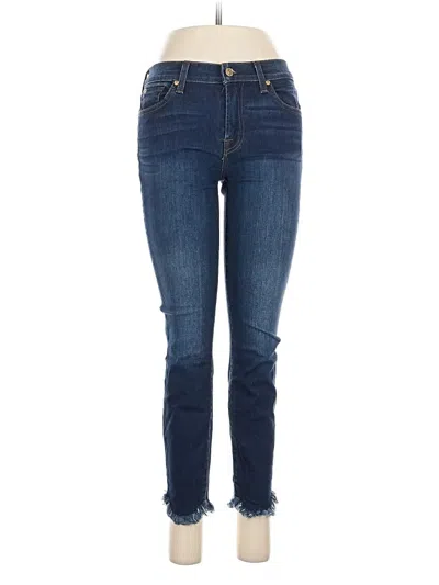 Pre-owned 7 For All Mankind Jeans In Blue