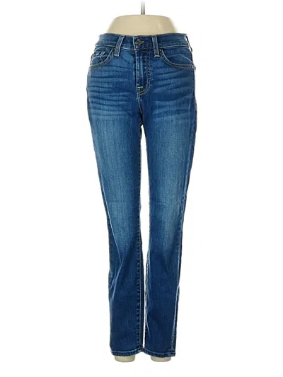 Pre-owned 7 For All Mankind Jeans In Blue