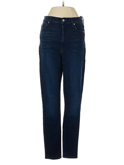 Pre-owned 7 For All Mankind Jeans In Blue