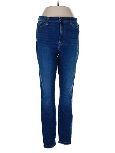 Pre-owned 7 For All Mankind Jeans In Blue