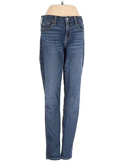 Pre-owned 7 For All Mankind Jeans In Blue