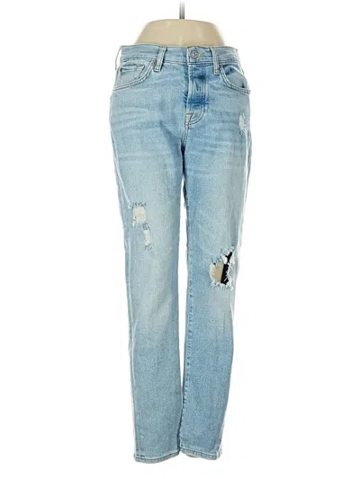 Pre-owned 7 For All Mankind Jeans In Blue