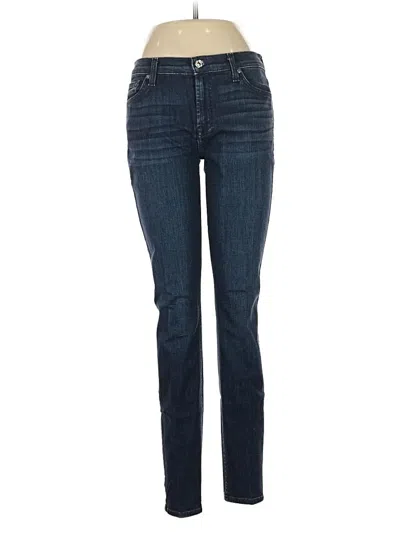 Pre-owned 7 For All Mankind Jeans In Blue