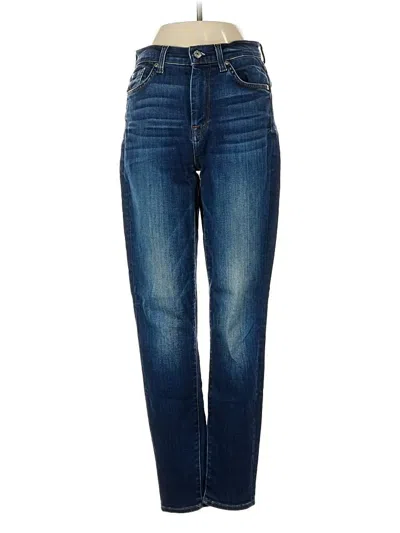 Pre-owned 7 For All Mankind Jeans In Blue