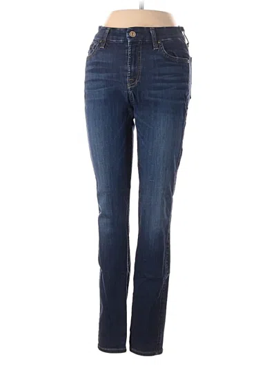Pre-owned 7 For All Mankind Jeans In Blue