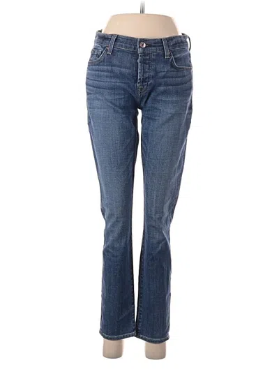 Pre-owned 7 For All Mankind Jeans In Blue
