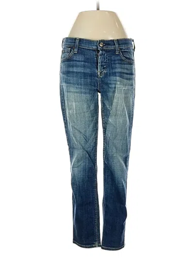 Pre-owned 7 For All Mankind Jeans In Blue