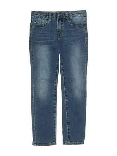 Pre-owned 7 For All Mankind Kids' Jeans In Blue