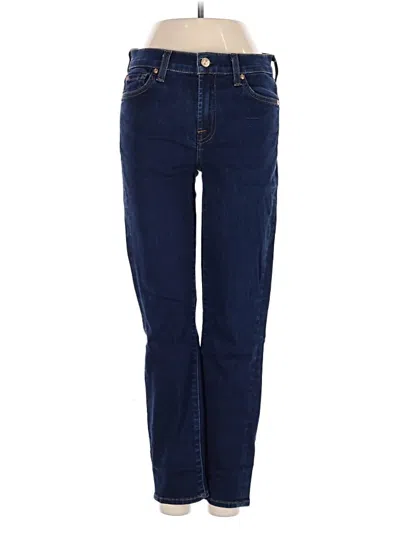 Pre-owned 7 For All Mankind Jeans In Blue