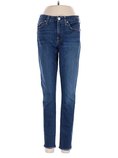 Pre-owned 7 For All Mankind Jeans In Blue