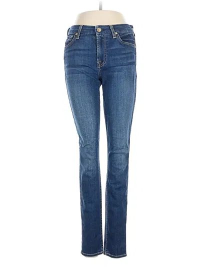 Pre-owned 7 For All Mankind Jeans In Blue