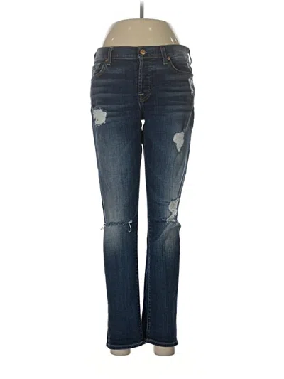 Pre-owned 7 For All Mankind Jeans In Blue