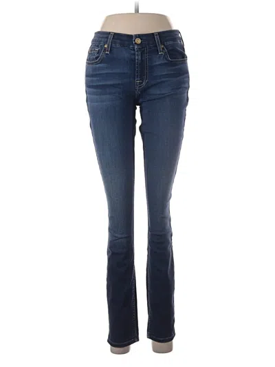 Pre-owned 7 For All Mankind Jeans In Blue
