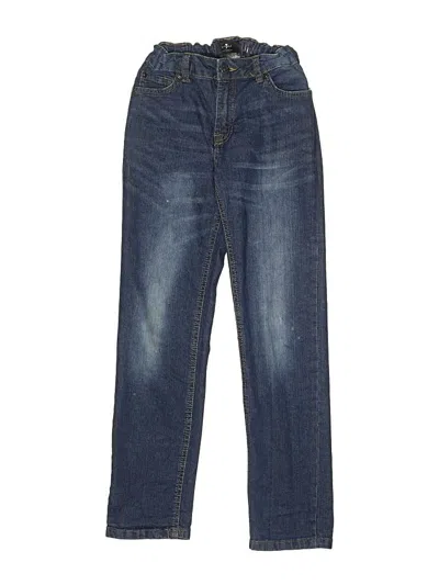 Pre-owned 7 For All Mankind Kids' Jeans In Blue