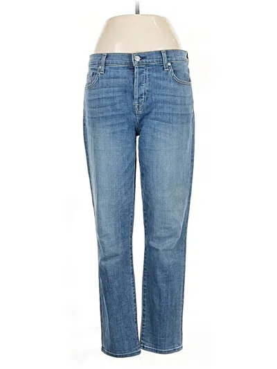 Pre-owned 7 For All Mankind Jeans In Blue