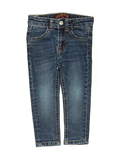 Pre-owned 7 For All Mankind Kids' Jeans In Blue