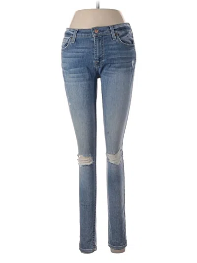 Pre-owned 7 For All Mankind Jeans In Blue