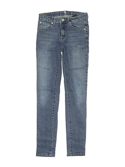 Pre-owned 7 For All Mankind Kids' Jeans In Blue