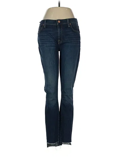 Pre-owned 7 For All Mankind Jeans In Blue