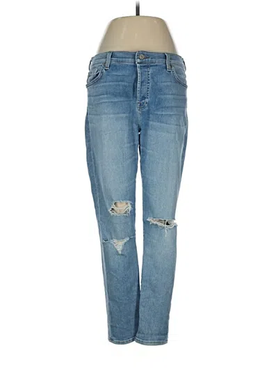 Pre-owned 7 For All Mankind Jeans In Blue