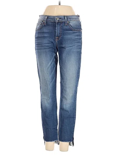 Pre-owned 7 For All Mankind Jeans In Blue