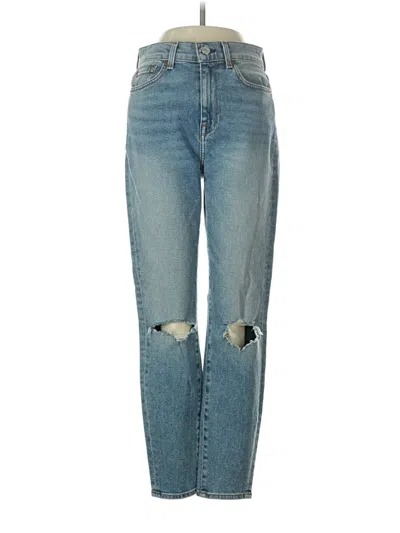 Pre-owned 7 For All Mankind Jeans In Blue
