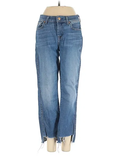 Pre-owned 7 For All Mankind Jeans In Blue