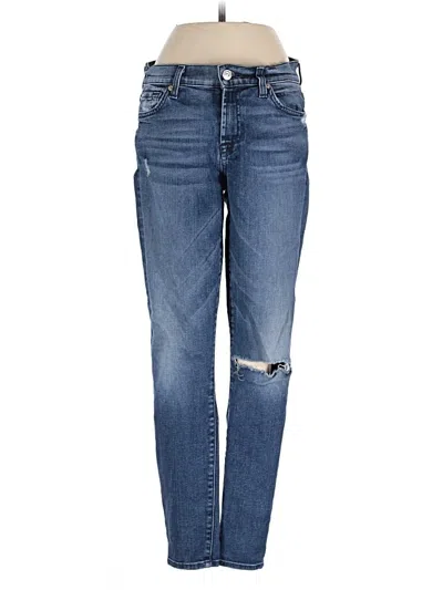 Pre-owned 7 For All Mankind Jeans In Blue