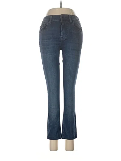 Pre-owned 7 For All Mankind Jeans In Blue